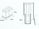 Porta Residuos Simple 24Lts