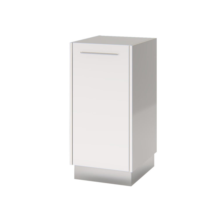 Bajomesada 1 Puerta Lacada Cronos Color: Blanco - 43 x 50 x 87,5 cm - FCBM43M