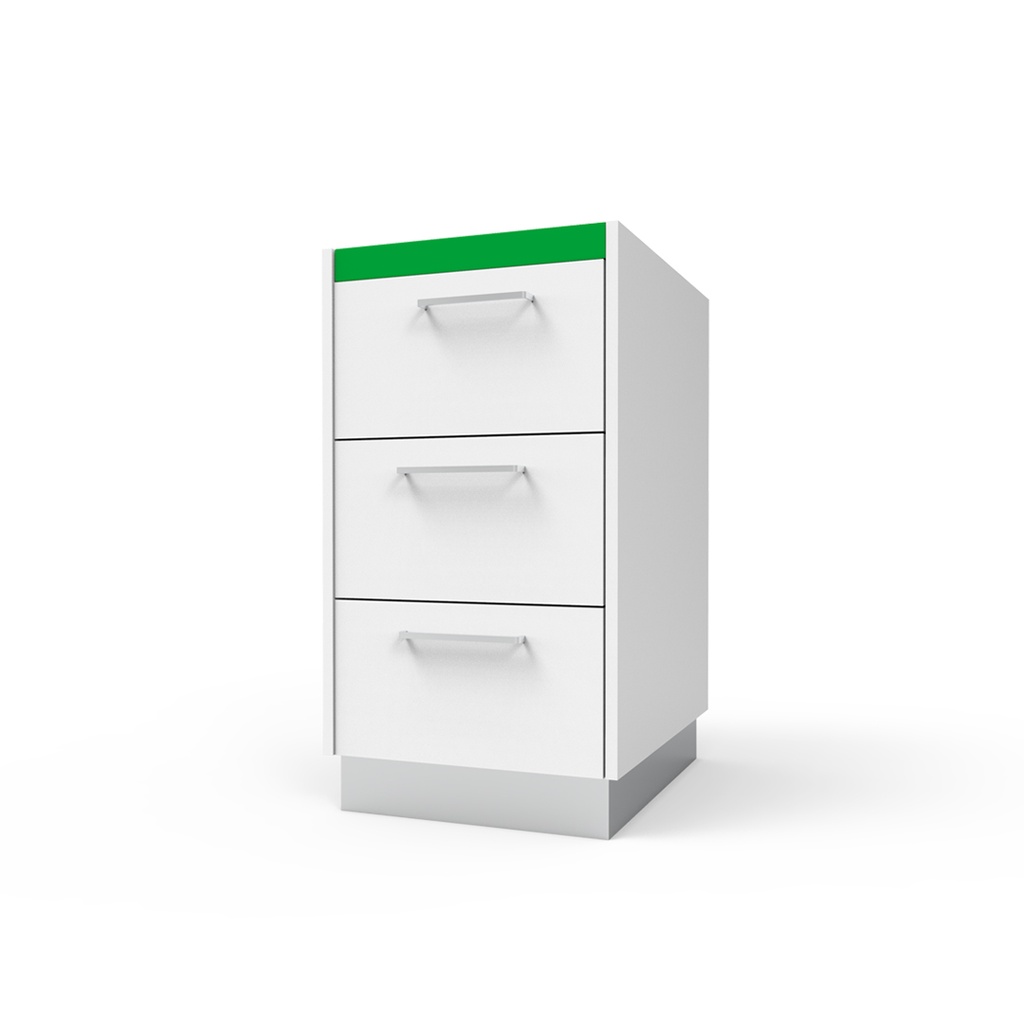 Bajomesada Cajonera Melamina Laca ESTERILIZACION