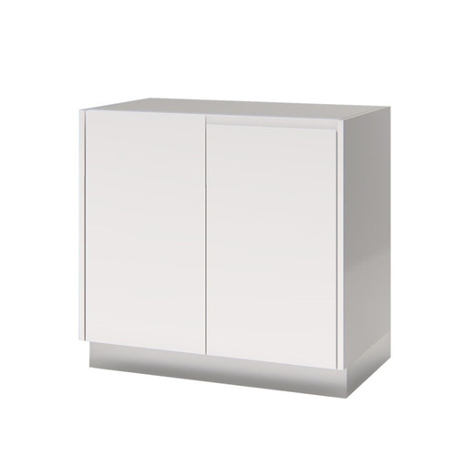 Bajomesada esquinero 1Puerta Argus Color: Blanco - 105x50x87,5cm - FABME01