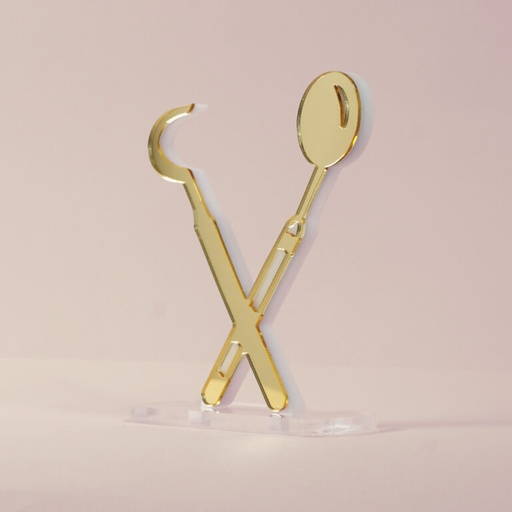 Accesorio deco Instrumental Glam + 2 llaveros. VEESLIDE