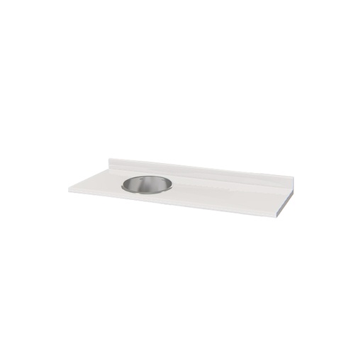 Mesada Fórmica + bacha Hasta 130cm