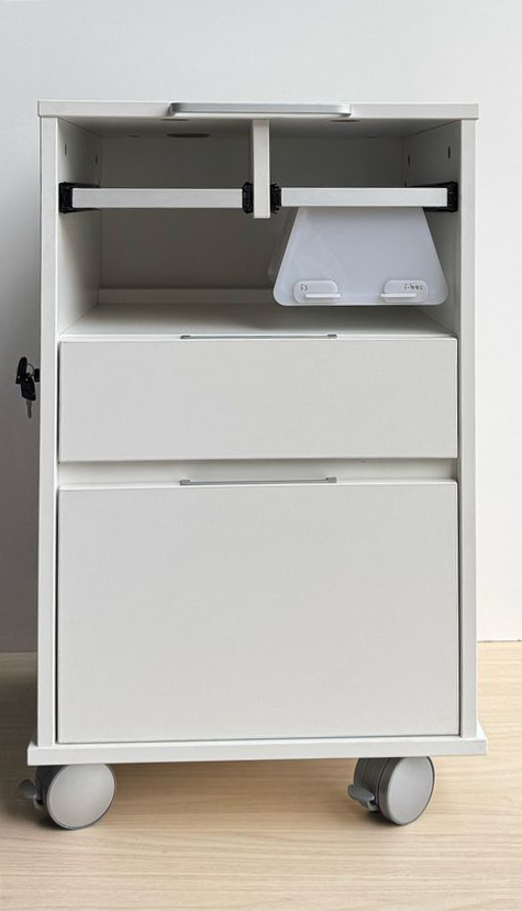 OUTLET Rodante Assis Ecco 1 Cajón + 1 Puerta Melamina Laca