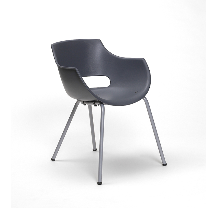 Silla Frida gris texturizada