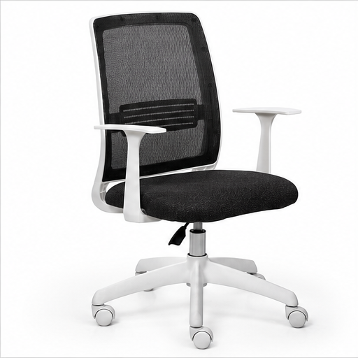 Silla Mint blanca con apoyo lumbar