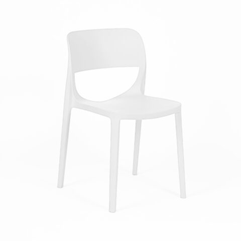 Silla Smile blanca sin brazos